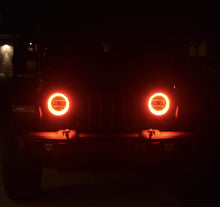 Cargar imagen en el visor de la galería, Oracle Jeep Wrangler JL/Gladiator JT LED Surface Mount Headlight Halo Kit - Amber