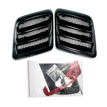 Cargar imagen en el visor de la galería, Roush 2018-2023 Mustang Hood Heat Extractors - Gloss Black