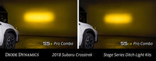 Cargar imagen en el visor de la galería, Diode Dynamics 18-21 Subaru Crosstrek Pro SS3 LED Ditch Light Kit - White Combo