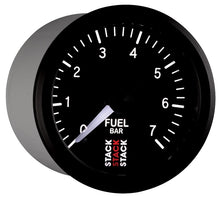 Cargar imagen en el visor de la galería, Autometer Stack 52mm 0-7 Bar M10 Male Pro Stepper Motor Fuel Pressure Gauge - Black