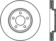 Cargar imagen en el visor de la galería, StopTech 03-11 Ford Crown Victoria Cryo Slotted Front Left Sport Brake Rotor