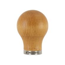 Cargar imagen en el visor de la galería, Mishimoto Round Steel Core Wood Shift Knob - Beech