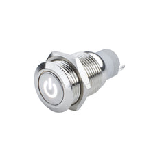 Cargar imagen en el visor de la galería, Oracle Power Symbol On/Off Flush Mount LED Switch - White