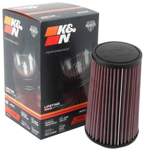 Cargar imagen en el visor de la galería, K&amp;N Filter Universal Rubber Filter 2.75in Flange 4.75in Base 4in Top 8in Height
