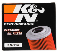 Cargar imagen en el visor de la galería, K&amp;N Oil Filter Powersports Cartridge Oil Filter