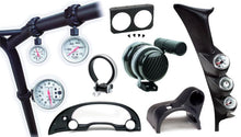 Cargar imagen en el visor de la galería, Autometer 00-03 Nissan Maxima Triple 2-1/16in Black Triple A-Pillar Pod