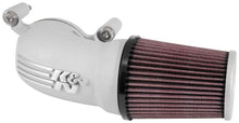 Cargar imagen en el visor de la galería, K&amp;N 08-17 Harley-Davidson Touring Models Performance Air Intake System - Silver