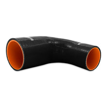 Cargar imagen en el visor de la galería, Mishimoto Silicone Reducer Coupler 90 Degree 2.25in to 3in - Black