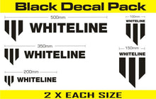 Load image into Gallery viewer, Whiteline Decal Kits 10 Pk Black