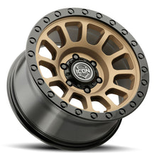 Load image into Gallery viewer, ICON Hulse 18x9 / 6x5.5 / 0mm / 5in BS Satin Bronze w/ Gloss Black Lip
