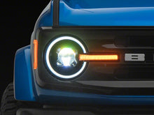 Load image into Gallery viewer, Raxiom 21-26 Ford Bronco LED Halo Headlights with White Backlight- Black Housing- Clear Lens