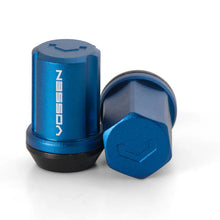 Cargar imagen en el visor de la galería, Vossen 35mm Lock Nut - 12x1.5 - 19mm Hex - Cone Seat - Blue (Set of 4)