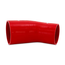 Cargar imagen en el visor de la galería, Mishimoto Silicone Reducer Coupler 45 Degree 3in to 3.75in - Red