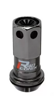 Cargar imagen en el visor de la galería, Project Kics R40 Iconix  12x1.25 Black Lug Nut (Black Seat) - 1pc