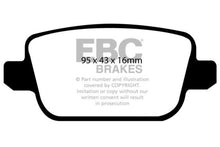 Cargar imagen en el visor de la galería, EBC 07-12 Land Rover LR2 3.2 Greenstuff Rear Brake Pads