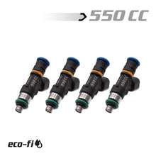 Cargar imagen en el visor de la galería, BLOX Racing 550CC Street Injectors 48mm With 1/2in Adapter 14mm Bore