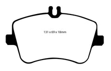 Cargar imagen en el visor de la galería, EBC 02-05 Mercedes-Benz C230 (W203) 1.8 Supercharged (European Model) Yellowstuff Front Brake Pads