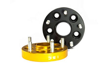 Cargar imagen en el visor de la galería, ISC Suspension 5x114 Hub Centric Wheel Spacers 25mm 56.1HB Black (Pair)