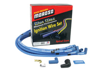 Cargar imagen en el visor de la galería, Moroso Chevrolet Small Block Ignition Wire Set - Blue Max - Spiral Core - Sleeved - HEI - 90 Degree