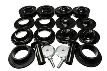 Cargar imagen en el visor de la galería, Energy Suspension 18+ Jeep Wrangler JL Black Rock-Flex 2in Adjustable Coil Spacer Set