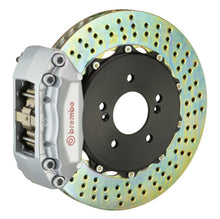 Cargar imagen en el visor de la galería, Brembo 00-02 CL500 Rear GT BBK 4 Piston Cast 2pc 328x28 2pc Rotor Drilled-Black
