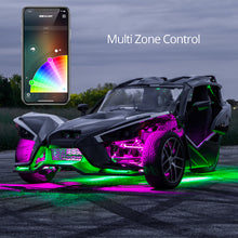 Cargar imagen en el visor de la galería, XK Glow LED Underglow Light Kit for Polaris Slingshot XKCHROME Smartphone App Controller (Advanced)