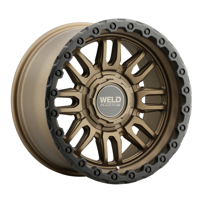 Weld Off-Road Swift 17x9in - 8x170 BP - ET-12 - 125.1mm CB - Satin Bronze Wheel & Black Ring