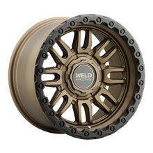 Cargar imagen en el visor de la galería, Weld Off-Road Swift 17x9in - 8x170 BP - ET-12 - 125.1mm CB - Satin Bronze Wheel &amp; Black Ring
