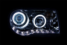 Cargar imagen en el visor de la galería, ANZO 2005-2010 Chrysler 300C Projector Headlights w/ Halo Chrome (CCFL) G2
