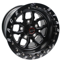 Cargar imagen en el visor de la galería, Race Star 64 Pro Forged Wicked 15x11 Lug Mount Black Anodized/Machined 5x135BC 6.50BS