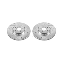 Cargar imagen en el visor de la galería, Power Stop 13-19 Ford Fusion Front Evolution Drilled &amp; Slotted Rotors - Pair