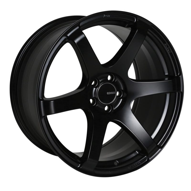 Enkei T6S 17x8 40mm Offset 5x114.3 Bolt Pattern 72.6 Bore Matte Black Wheel