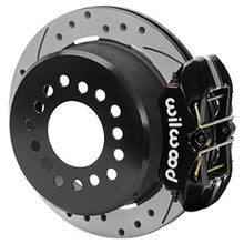 Cargar imagen en el visor de la galería, Wilwood Chevrolet 7-5/8in Rear Axle Dynapro Disc Brake Kit 11in Drilled/Slotted Rotor -Black Caliper