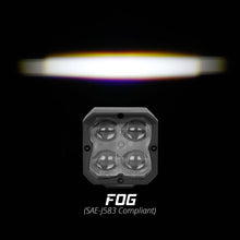 Cargar imagen en el visor de la galería, XK Glow XKchrome 20w LED Cube Light w/ RGB Accent Light - Fog Beam