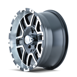 ION Type 179 16x8 / 5x127 BP / 10mm Offset / 83.82mm Hub Black/Machined Wheel