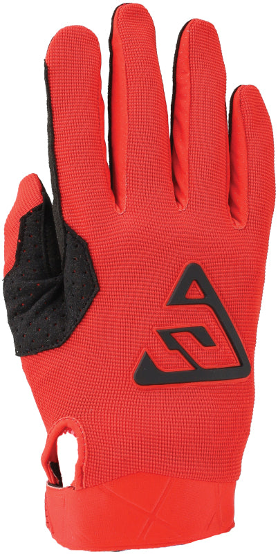 Answer 25 Peak Gloves Black/Red - XS