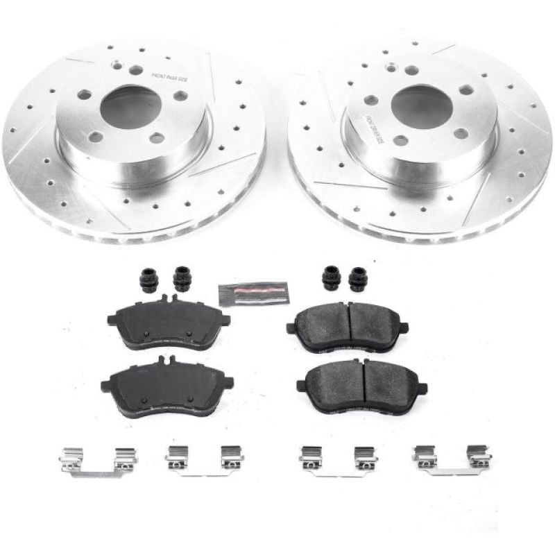 Power Stop 2015 Mercedes-Benz C250 Front Z23 Evolution Sport Brake Kit