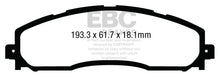 Cargar imagen en el visor de la galería, EBC 13+ Ford F250 (inc Super Duty) 6.2 (2WD) Ultimax2 Rear Brake Pads