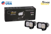 Cargar imagen en el visor de la galería, Diode Dynamics Stage Series 2 In LED Pod Pro - White Spot Standard ABL (Pair)
