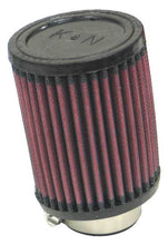 Cargar imagen en el visor de la galería, K&amp;N Filter Universal Rubber Filter 1 3/4 inch 10 Degree Flange 3 1/2 inch OD 4 1/2 inch Height