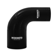 Cargar imagen en el visor de la galería, Mishimoto Silicone Reducer Coupler 90 Degree 2in to 3in - Black