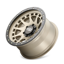 Cargar imagen en el visor de la galería, Dirty Life 9311 Enigma Pro 17x9/5x127 BP/-12mm Offset/71.5mm Hub Satin Gold Wheel - Beadlock