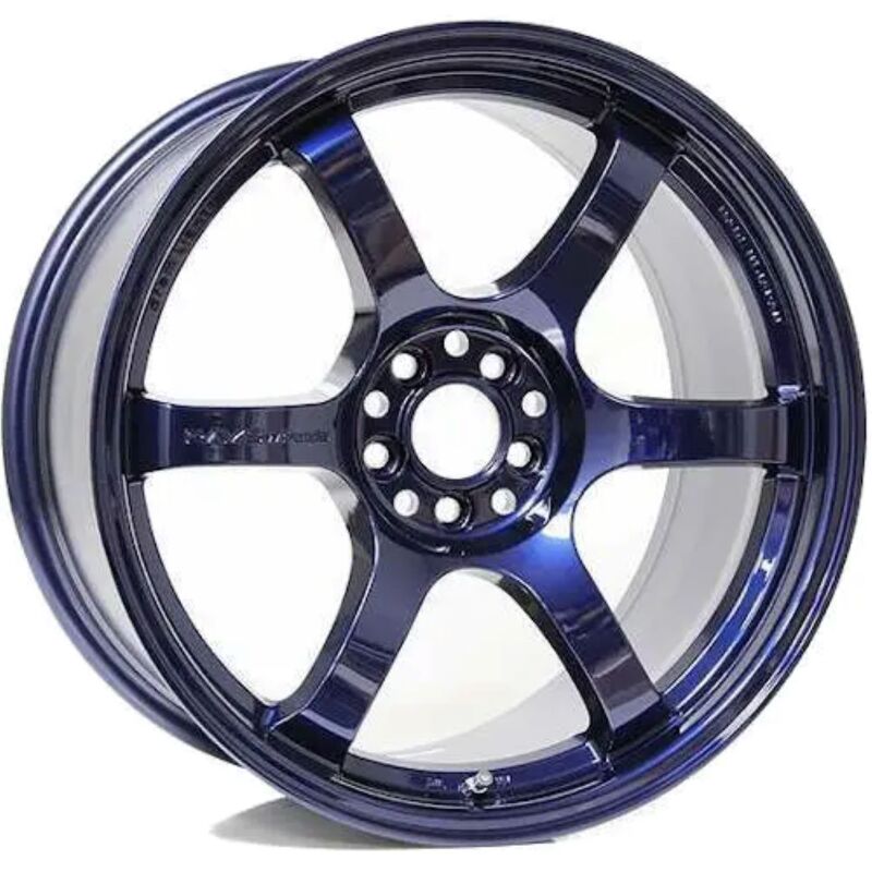 Gram Lights 57DR 18x9.5 +38 5-100 Eternal Blue Pearl Wheel (Min Order Qty 20)