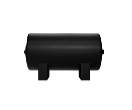 Firestone Air Tank 2 Gallon 7in. x 14.5in. (2) 1/4in. NPT Ports 150 PSI Max - Black (WR17609462)