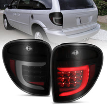 Cargar imagen en el visor de la galería, ANZO 2004-2007 Dodge Grand Caravan LED Tail Lights w/ Light Bar Black Housing Smoke Lens