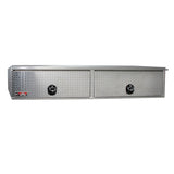 Westin/Brute HD Top Sider 13in x 96in w/flip up Doors - Aluminum