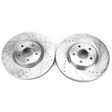 Cargar imagen en el visor de la galería, Power Stop 13-19 Ford Escape Front Evolution Drilled &amp; Slotted Rotors - Pair