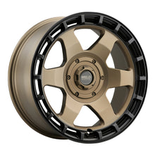 Cargar imagen en el visor de la galería, Weld Off-Road Ridge 17x9 - 5x114.3 / 5x127 BP - ET-12 - 78.1mm CB - Satin Bronze Wheel (Black Ring)
