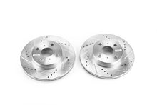 Cargar imagen en el visor de la galería, Power Stop 12-15 Scion iQ Front Evolution Drilled &amp; Slotted Rotors - Pair