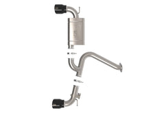 Cargar imagen en el visor de la galería, aFe 22-23 Hyundai Kona N L4 2.0L (t) Takeda 3in SS Axle-Back Exhaust System w/ Black Tips